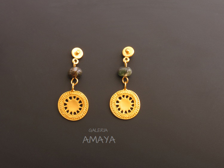 sun earrings by Galeria AMAYA