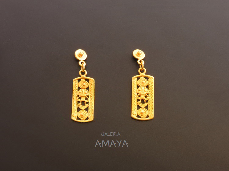 Pre-Columbian jewellery earrings