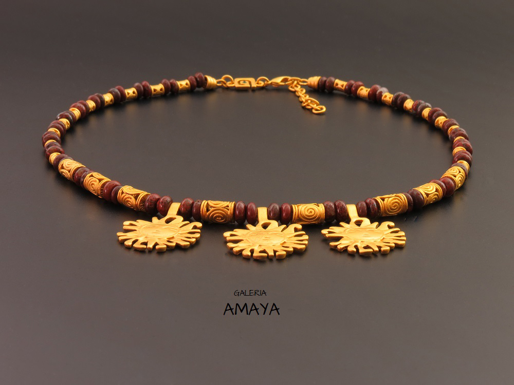 Pre-Columbian jewellery necklace - By GaleriaAMAYA.com