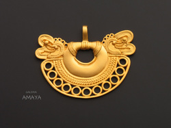 Pre-Columbian jewellery Pendant  - By GaleriaAMAYA.com