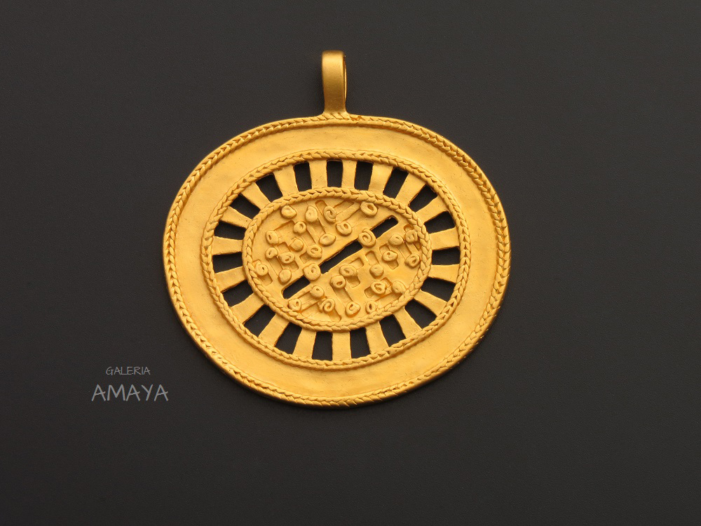 Pre-Columbian jewellery pendant - By Galeria AMAYA